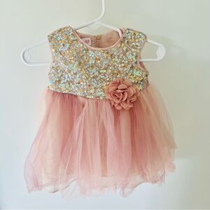 Bonnie Baby Special Occasion Wedding Baby Girl Dress 0-3M
